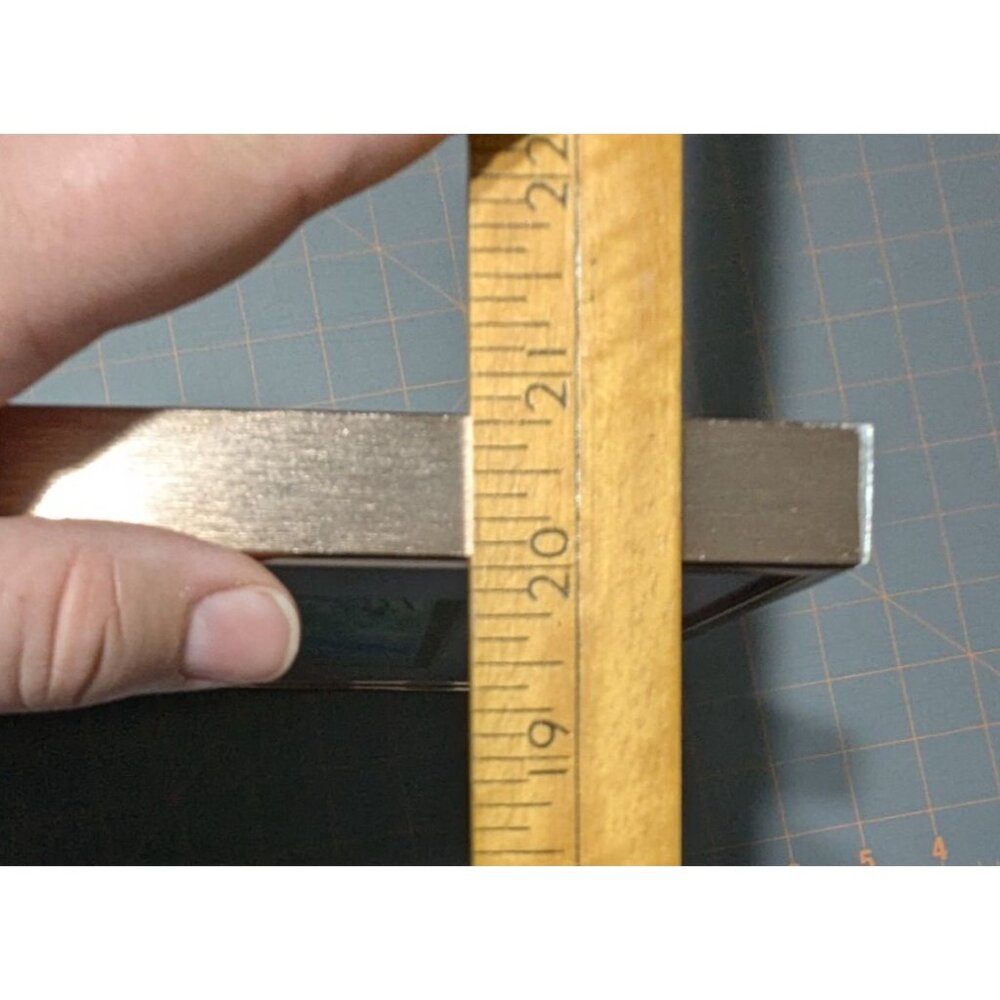 Framed Watercolor Landscape Painting Lavender Mat Rose-Gold Frame signed - Picture 14 of 15